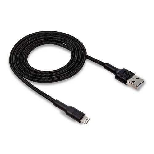 Кабель USB - Lightning 8-pin WALKER C575 черный (1м)