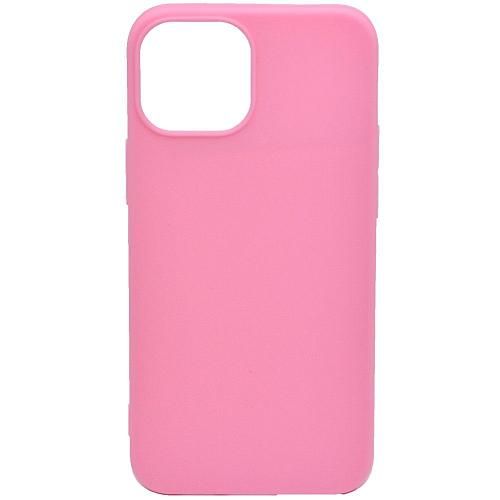 Чехол - накладка совместим с iPhone 13 mini (5.4") YOLKKI Alma силикон матовый розовый (1мм)