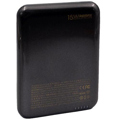 Аккумулятор внешний 5000mA REMAX Fantasy RPP-509 (Type-C, 3A,15W,PD,MagSafe) черный
