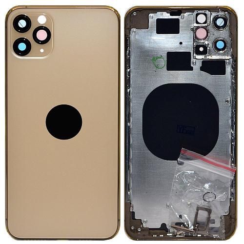 Задняя крышка совместим с iPhone 11 Pro Max High Quality золото