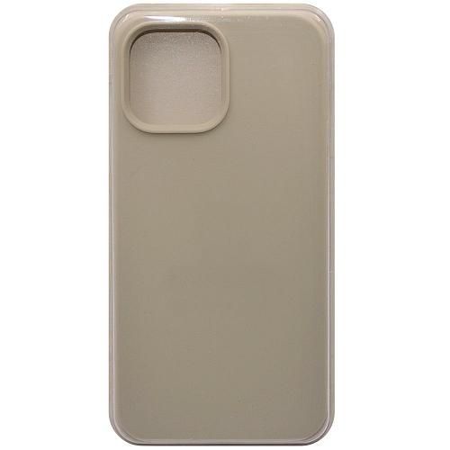 Чехол - накладка совместим с iPhone 13 Pro Max (6.7") "Soft Touch" молочный 11 /с логотипом/