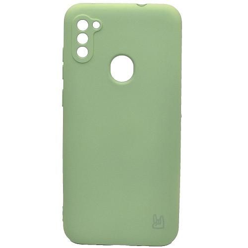 Чехол - накладка совместим с Samsung Galaxy A11/M11 SM-A115F YOLKKI Rivoli силикон зеленый
