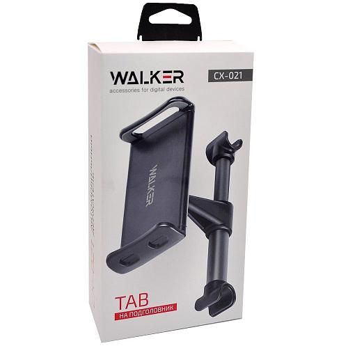Автодержатель для планшета на подголовник WALKER CX-021 TAB черный