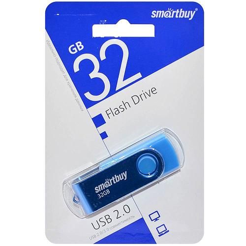 32GB USB 2.0 Flash Drive SmartBuy Twist синий (SB032GB2TWB)