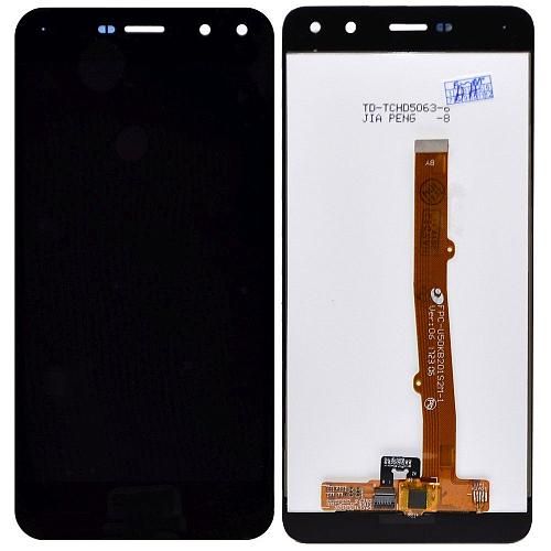 Дисплей совместим с Huawei Y5 2017 5" + тачскрин черный (матрица orig) AA