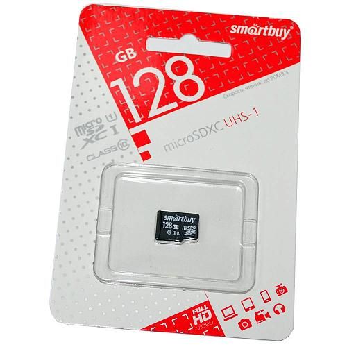 128GB SmartBuy MicroSDXC UHS-I U1 class 10 без адаптера