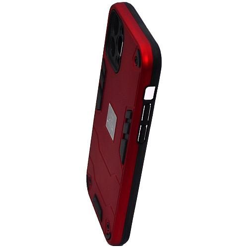 Чехол - накладка совместим с iPhone 12 Pro (6.1") "Shape" красный