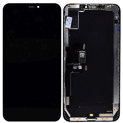 Дисплей совместим с iPhone Xs Max + тачскрин + рамка черный orig Used