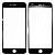 Стекло iPhone 6 Plus/6S Plus черный (олеофобное покрытие)