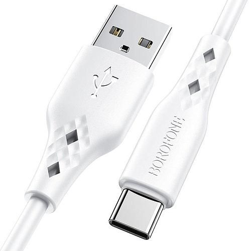 Кабель USB - TYPE-C BOROFONE BX48 белый (1м)