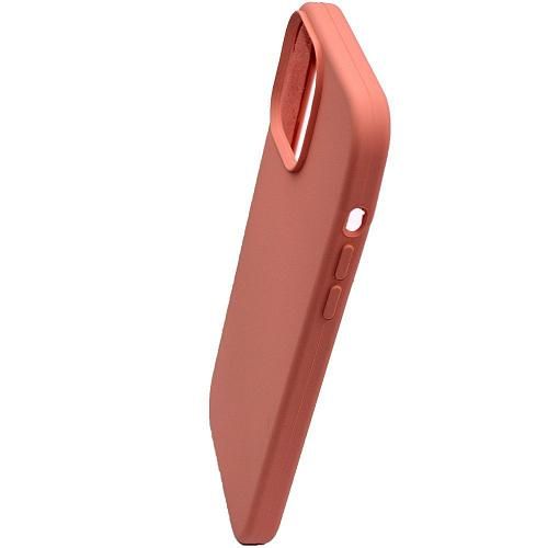 Чехол - накладка совместим с iPhone 13 Pro Max (6.7") "Soft Touch" персиковый /без лого/