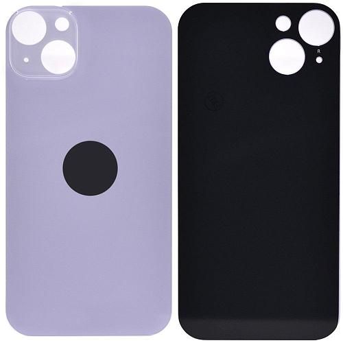 Стекло задней крышки совместим с iPhone 14 Plus фиолетовый литое orig Factory