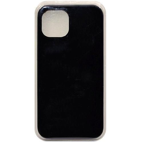 Чехол - накладка совместим с iPhone 14 (6.1") "Soft Touch" черный 18 /с логотипом/