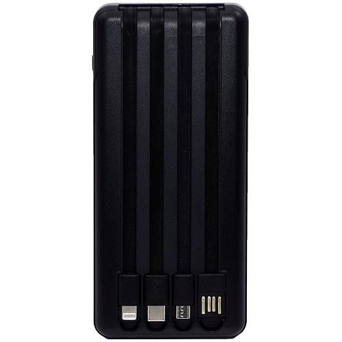 Аккумулятор внешний 10000mA DENMEN DP19 (USB выход 2,1A) черный