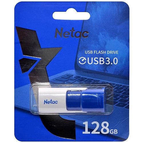 128GB USB 3.0 Flash Drive NETAC U182 синий (NT03U182N-128G-30BL)