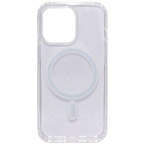 Чехол - накладка совместим с iPhone 13 Pro (6.1") "Magsafe" cиликон+пластик прозрачный