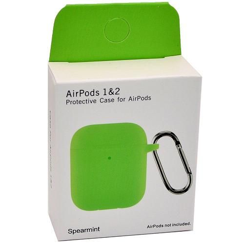 Чехол для AirP 1/2 силикон с карабином зеленый 