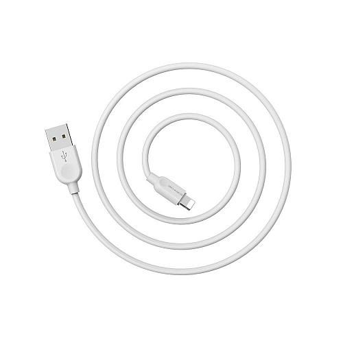 Кабель USB - Lightning 8-pin BOROFONE BX14 белый (2м) /без упаковки/