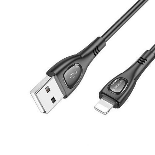 Кабель USB - Lightning 8-pin BOROFONE BX98 черный (1м)