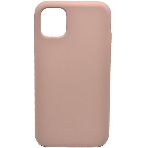 Чехол - накладка совместим с iPhone 11 Pro Max (6.5") "Soft Touch" светло-розовый /без лого/