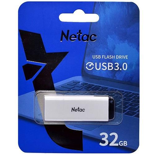 32GB USB 3.0 Flash Drive NETAC U185 белый (NT03U185N-032G-30WH)
