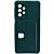 Чехол - накладка совместим с Samsung Galaxy A33 5G "Cardholder" Вид 2 силикон темно-зеленый