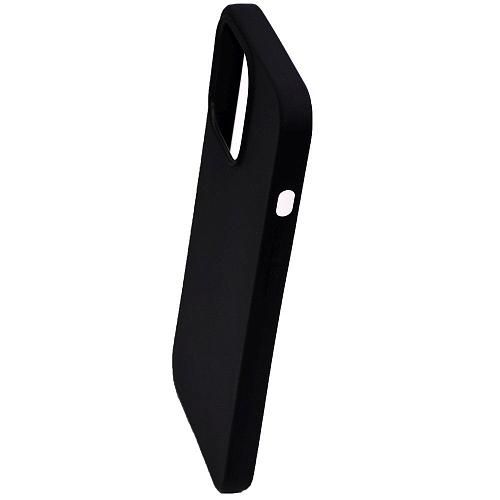 Чехол - накладка совместим с iPhone 13 Pro (6.1") YOLKKI Alma силикон матовый черный (1мм)