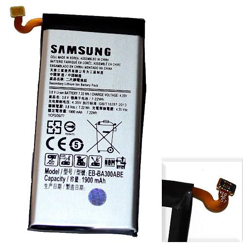 Аккумулятор совместим с Samsung EB-BA300ABE (SM-A300F/Galaxy A3) High Quality/MT 