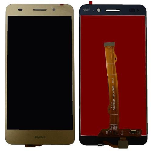 Дисплей совместим с Honor 5A (LYO-L21C) + тачскрин золото (матрица orig) /логотип Huawei/