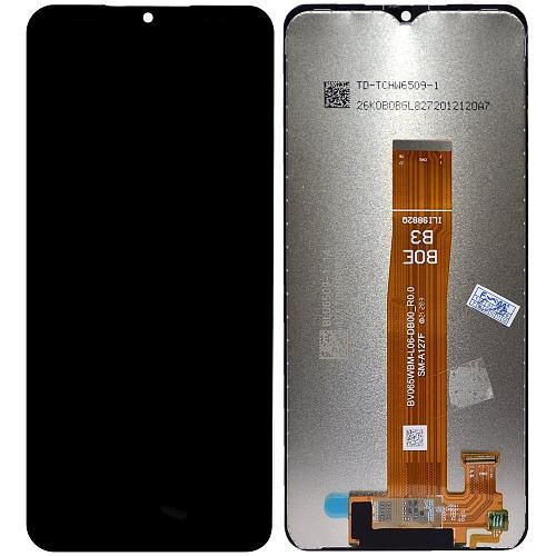 Дисплей совместим с Samsung SM-A127F/Galaxy A12 (2021) + тачскрин черный Oриг 100%