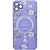 Чехол - накладка совместим с iPhone 11 Pro Max (6.5") "Flowers" c Magsafe силикон + пластик Вид 5