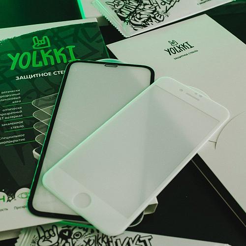 Защитное стекло совместим с iPhone 12 Pro Max YOLKKI Master 3D черное /в упаковке/