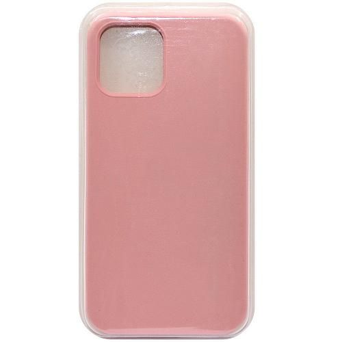 Чехол - накладка совместим с iPhone 12/12 Pro (6.1") "Soft Touch" пыльно-розовый 12 /с логотипом/