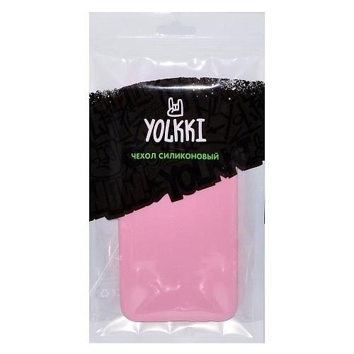 Чехол - накладка совместим с iPhone 13 mini (5.4") YOLKKI Alma силикон матовый розовый (1мм)