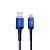 Кабель USB - micro USB YOLKKI Pro 02 синий (1м)