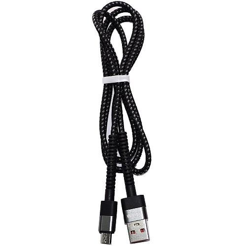 Кабель USB - micro USB WALKER C535 черный (1м)