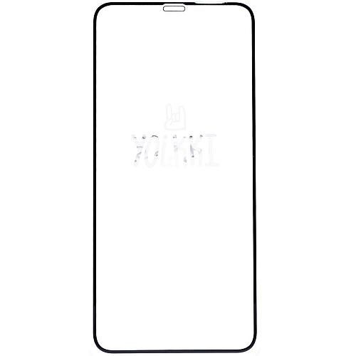 Защитное стекло совместим с iPhone Xs Max/11 Pro Max YOLKKI Progress 2,5D с рамкой черное /в упак/