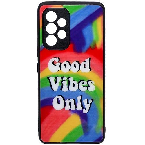 Чехол - накладка совместим с Samsung Galaxy A33 5G "Glass" Colorful Вид 04