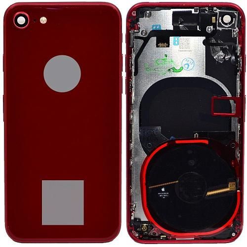 Задняя крышка совместим с iPhone 8 красный orig Factory (полный комплект , см. описание) АА
