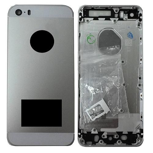 Задняя крышка совместим с iPhone SE High Quality серебро