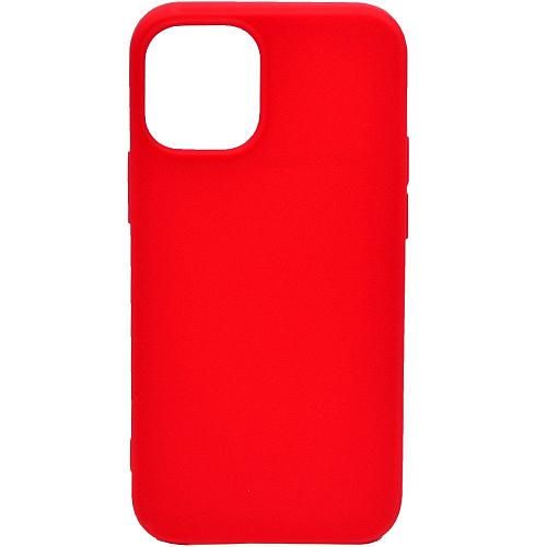 Чехол - накладка совместим с iPhone 12 mini (5.4") YOLKKI Alma силикон матовый красный (1мм)