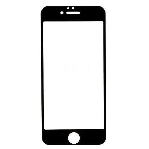 Защитное стекло совместим с iPhone 6/6S YOLKKI Progress 2,5D с рамкой черное /в упаковке/