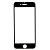 Защитное стекло совместим с iPhone 6/6S YOLKKI Progress 2,5D с рамкой черное /в упаковке/