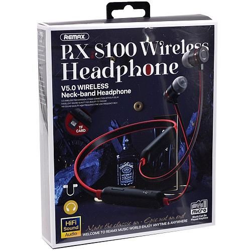 Наушники внутриканальные Bluetooth REMAX RX-S100 Sports черный