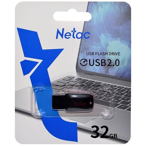 32GB USB 2.0 Flash Drive NETAC U197 mini черный (NT03U197N-032G-20BK)