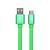 Кабель USB - micro USB YOLKKI Trend 01 зеленый (1м)