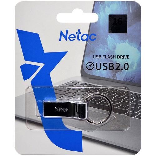 16GB USB 2.0 Flash Drive NETAC U275 серебро (NT03U275N-016G-20SL)