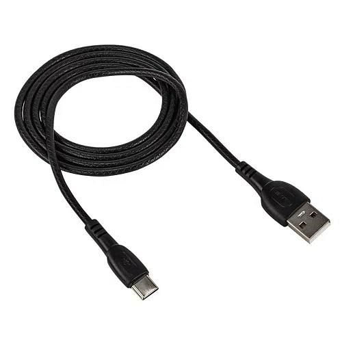 Кабель USB - TYPE-C WALKER C325 черный (1м)