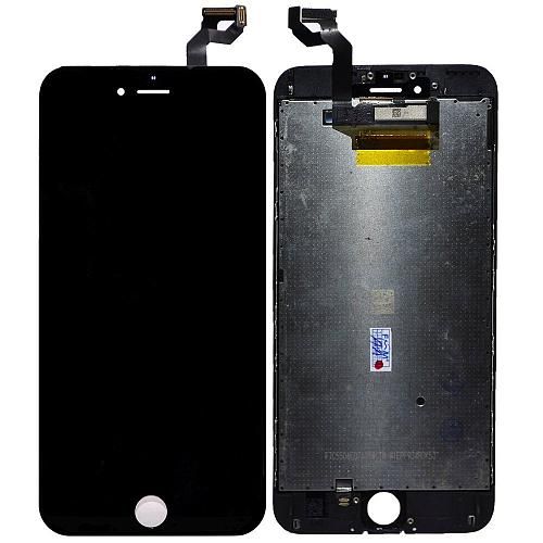 Дисплей совместим с iPhone 6S Plus + тачскрин + рамка черный (матрица orig) АА