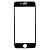 Защитное стекло совместим с iPhone 7/8 YOLKKI Progress 2,5D с рамкой черное /в упаковке/